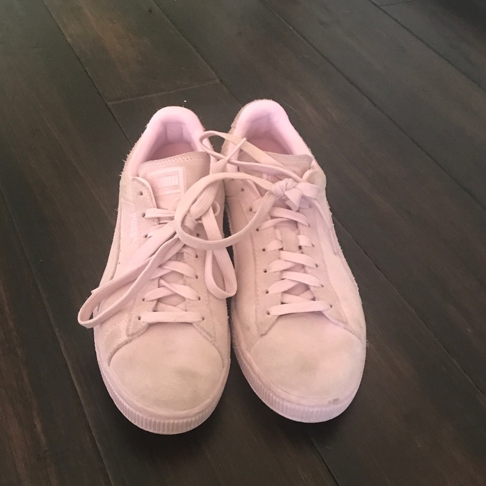 Puma suede classic sneakers pink. 8 in women’s
